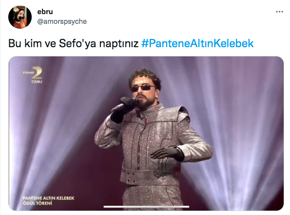 Sefo'nun Altın Kelebek kostümü dalga konusu oldu! ''İyi Aile Robotu dizisindeki Babür'e benzemiş'' 11