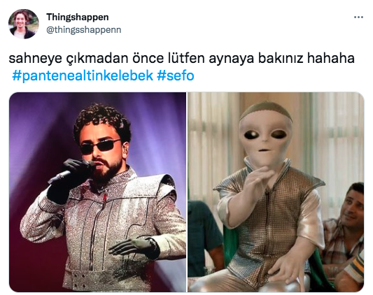 Sefo'nun Altın Kelebek kostümü dalga konusu oldu! ''İyi Aile Robotu dizisindeki Babür'e benzemiş'' 7