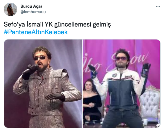 Sefo'nun Altın Kelebek kostümü dalga konusu oldu! ''İyi Aile Robotu dizisindeki Babür'e benzemiş'' 16