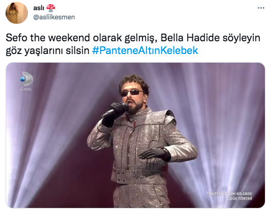 Sefo'nun Altın Kelebek kostümü dalga konusu oldu! ''İyi Aile Robotu dizisindeki Babür'e benzemiş'' 14