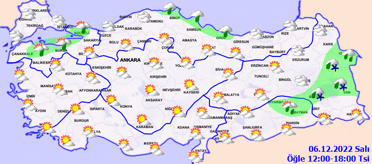 Meteoroloji o illeri kar ve sağanak yağışa karşı uyardı! 3