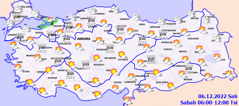 Meteoroloji o illeri kar ve sağanak yağışa karşı uyardı! 2
