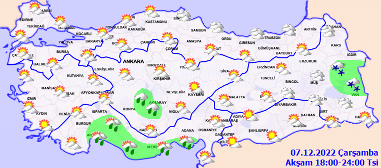 Sis, yağmur ve kar yağışı yurdu etkisi altına alacak! İşte, 7 Aralık Çarşamba hava durumu tahminleri 4