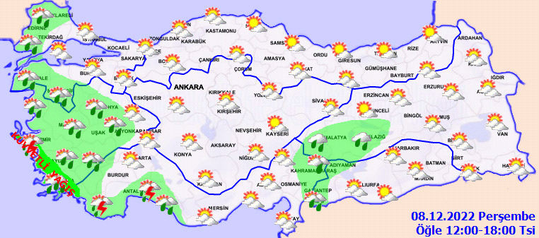 Meteorolojiden 3 ile sarı kodlu uyarı! Kuvvetli yağış ve sis bekleniyor 3