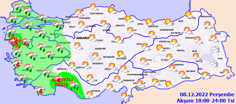 Meteorolojiden 3 ile sarı kodlu uyarı! Kuvvetli yağış ve sis bekleniyor 4