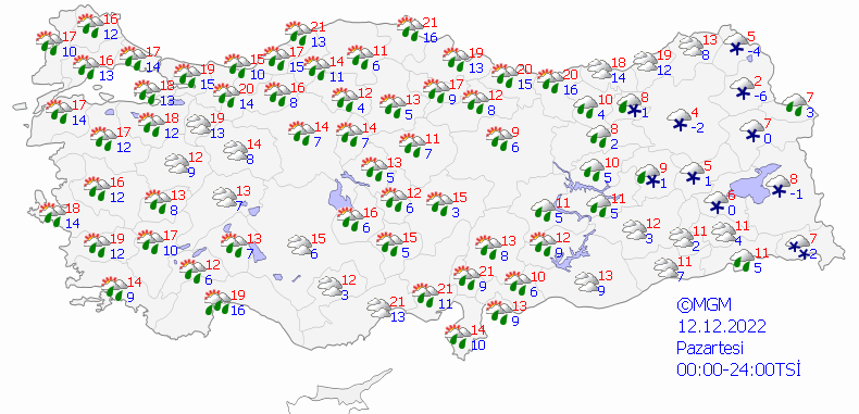 Meteoroloji hafta sonu için uyarı yaptı! Yağmur ve lodos geliyor 16