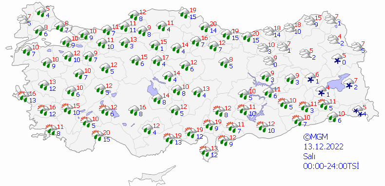 Meteoroloji hafta sonu için uyarı yaptı! Yağmur ve lodos geliyor 17