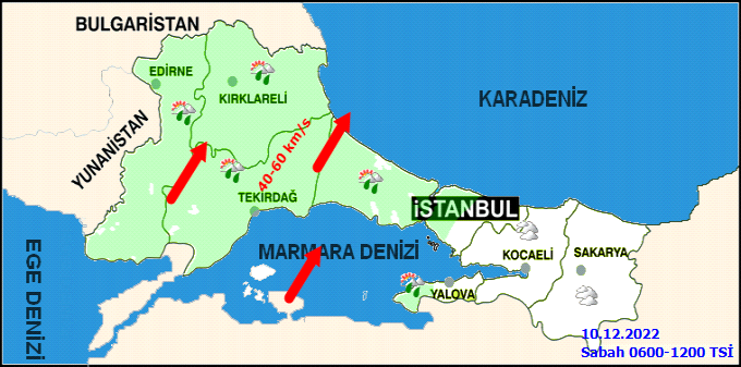 İstanbullular lodos ve yağmura dikkat! 2