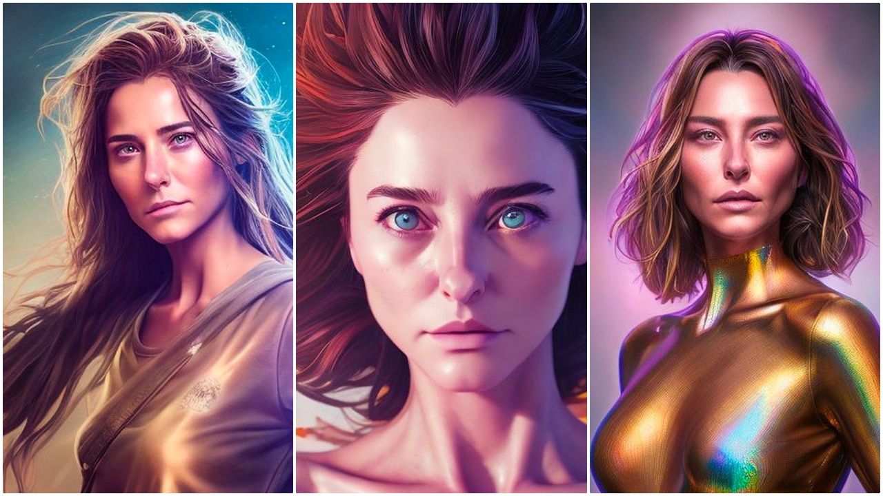 Instagram'daki 'Lensa AI' fotoğraf modasına ünlü isimler de uydu! İşte ünlülerin avatarları 48