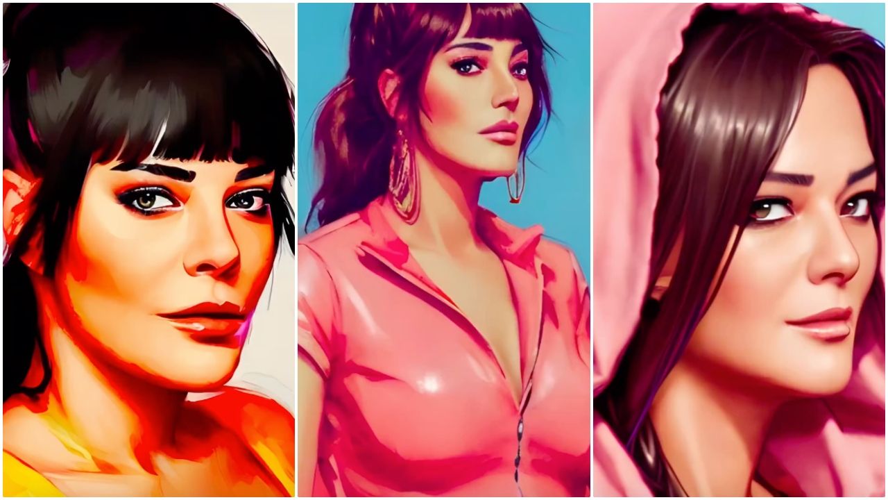 Instagram'daki 'Lensa AI' fotoğraf modasına ünlü isimler de uydu! İşte ünlülerin avatarları 38