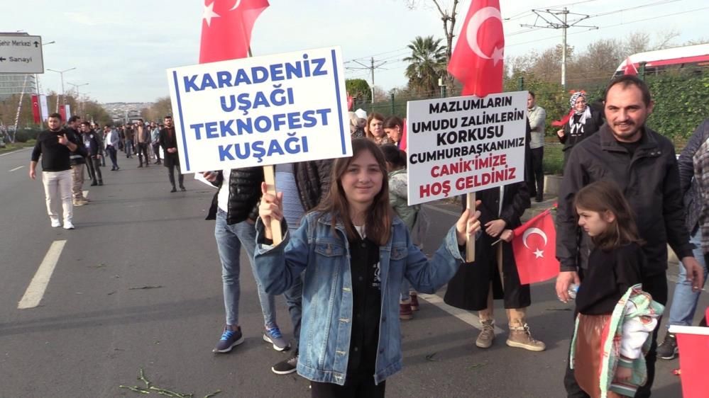 Canik’te Cumhurbaşkanı Erdoğan’a sevgi seli 4