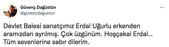 Balet ve koreograf Erdal Uğurlu 57 yaşında hayatını kaybetti 13