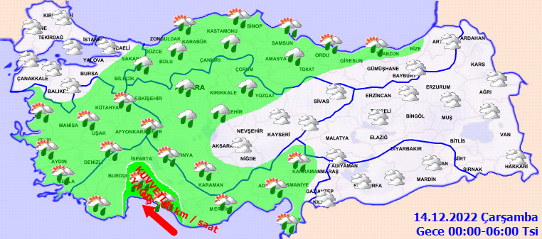 Meteoroloji ‘‘Sel olabilir’’ dedi ve çok sayıda il için kuvvetli yağış uyarısı yaptı 5