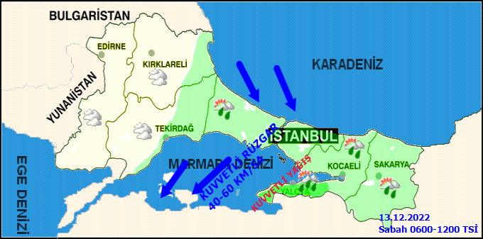İstanbullular fırtına ve yağışlara dikkat! 2