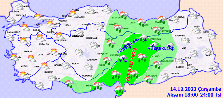 Sağanak, fırtına, kar… Sıcaklıklar düşüyor! Meteoroloji çok sayıda il için uyarı yaptı 4