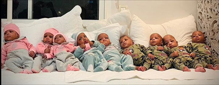 Dünya bu dokuz bebekleri konuşuyor! Herkes görmek için evlerine akın ediyor... 6