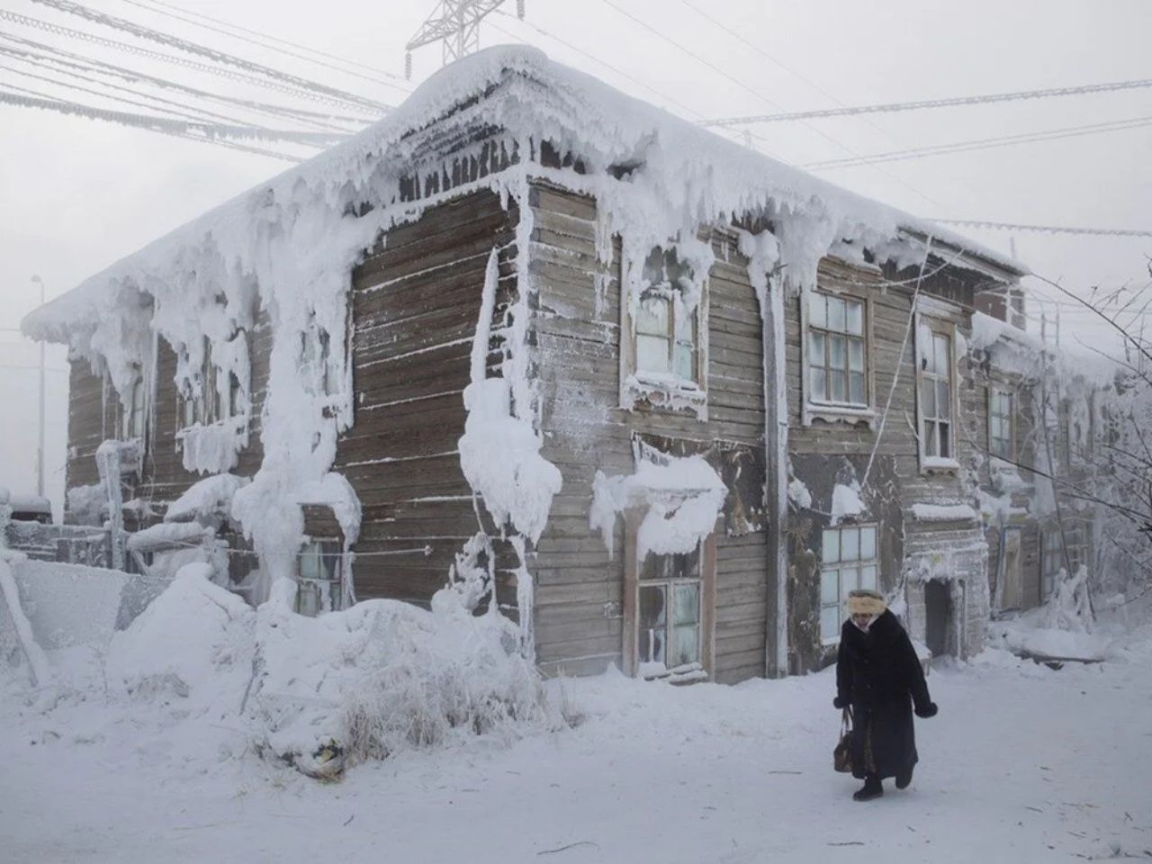 Hava durumu - 51°! İşte dünyanın en soğuk şehri: Rusya Yakutsk 2
