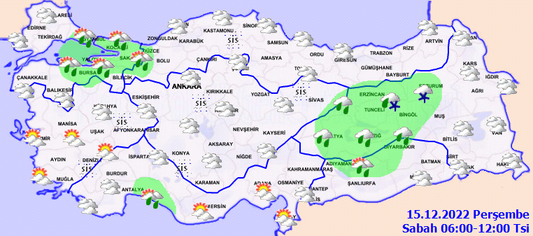 Meteoroloji çok sayıda il için kuvvetli yağış uyarısı yaptı 2