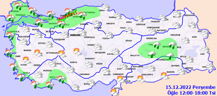 Meteoroloji çok sayıda il için kuvvetli yağış uyarısı yaptı 3