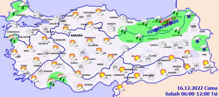 Sağanak, fırtına, sis, kar...Meteoroloji çok sayıda ile uyarı yaptı 2