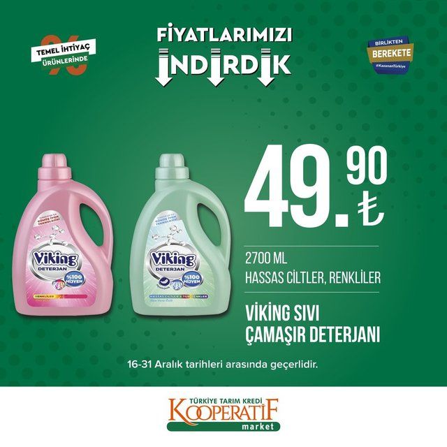 16 - 31 Aralık 2022 Tarım Kredi Marketleri indirim ürün kataloğu! Gıda ürünlerinde dikkat çeken indirim 6