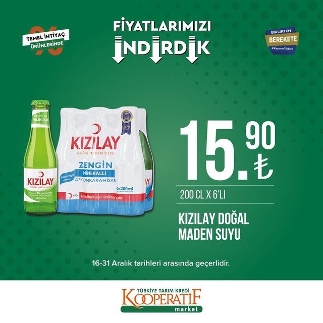 16 - 31 Aralık 2022 Tarım Kredi Marketleri indirim ürün kataloğu! Gıda ürünlerinde dikkat çeken indirim 14
