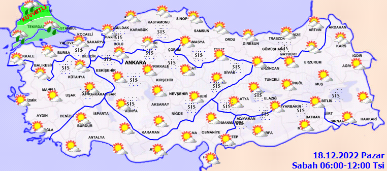 Sağanak, fırtına, pus…Meteoroloji çok sayıda il için uyarı yaptı 2