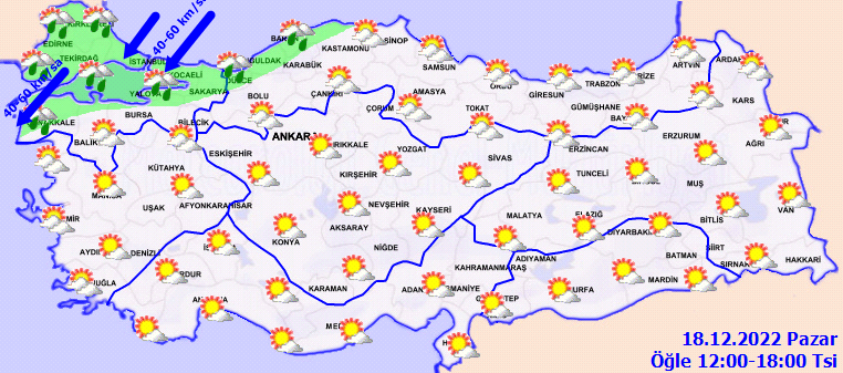 Sağanak, fırtına, pus…Meteoroloji çok sayıda il için uyarı yaptı 3