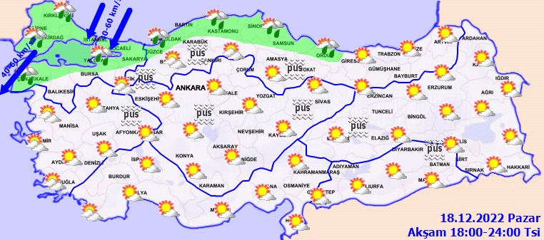Sağanak, fırtına, pus…Meteoroloji çok sayıda il için uyarı yaptı 4