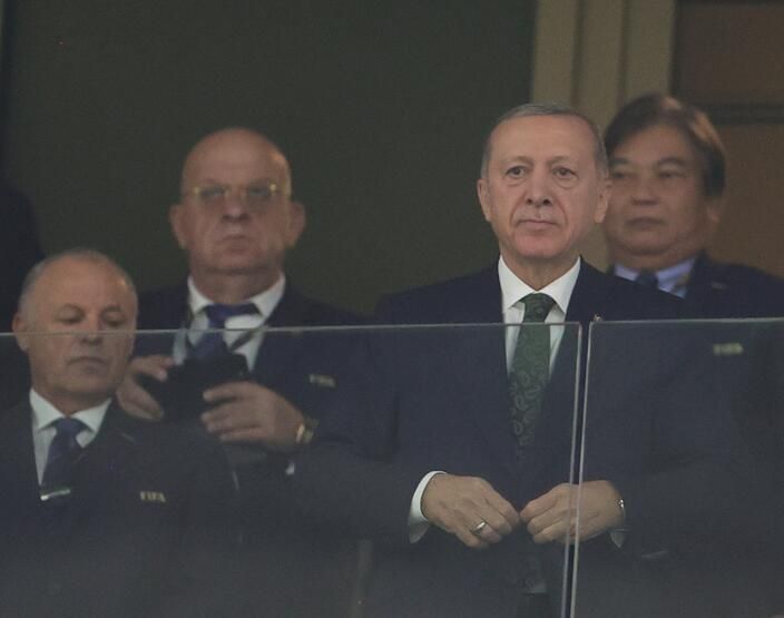 Dünya Kupası finalinde "çok özel misafir!" Cumhurbaşkanı Recep Tayyip Erdoğan maçı tribünden takip etti 1