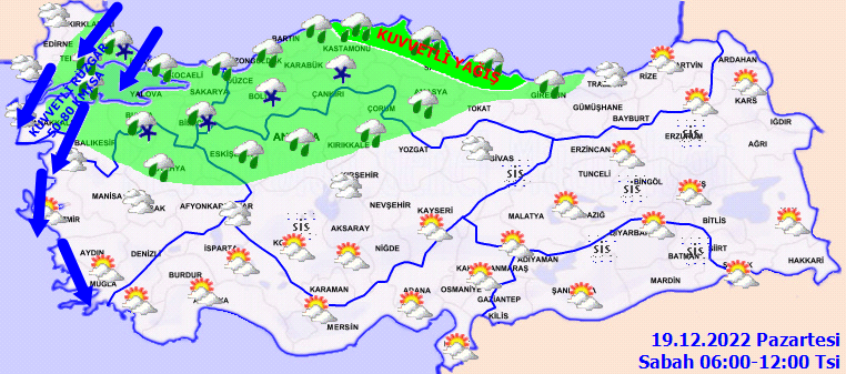 Sağanak, fırtına, kar, sis...Meteorolojiden 10 kente sarı kodlu uyarı 2