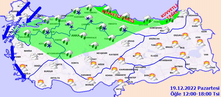 Sağanak, fırtına, kar, sis...Meteorolojiden 10 kente sarı kodlu uyarı 3