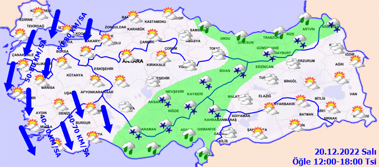 Kar ve fırtına tüm planlarınızı bozabilir! Buzlanma ve dona dikkat! Meteoroloji 15 il için sarı kodlu uyarı yaptı 3