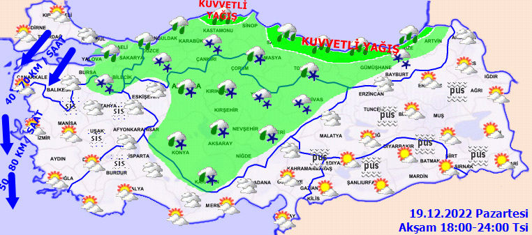 Kar ve fırtına tüm planlarınızı bozabilir! Buzlanma ve dona dikkat! Meteoroloji 15 il için sarı kodlu uyarı yaptı 4