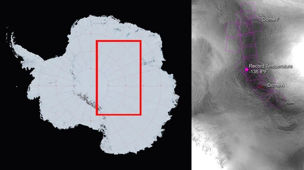 -92 derece! NASA dünyanın en soğuk noktasını paylaştı 2