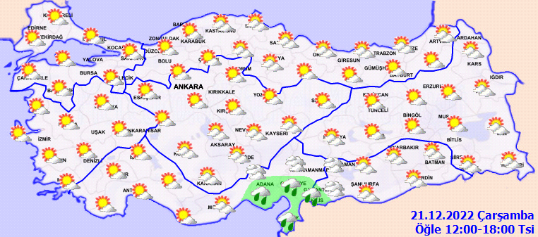 Sağanak, kar ve fırtınaya dikkat! Meteoroloji birçok kent için uyarı yaptı 2