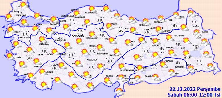 Meteorolojiden kış ayında günlük güneşlik tablo! Sis yurdu etkisi altına alacak 2