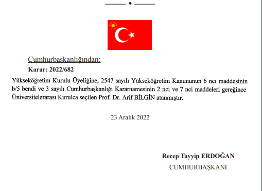 Resmi Gazete'de yayımlandı: 6 üniversiteye rektör atandı 3
