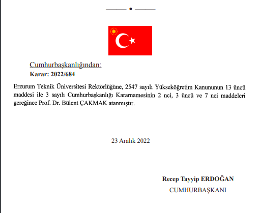 Resmi Gazete'de yayımlandı: 6 üniversiteye rektör atandı 5