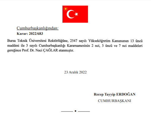 Resmi Gazete'de yayımlandı: 6 üniversiteye rektör atandı 4