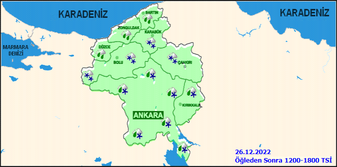 Meteoroloji Ankaralıları saat vererek uyardı! Kar alarmı verildi 2