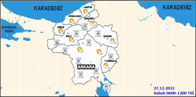 Ankaralılar sisli bir güne uyanacak! 2