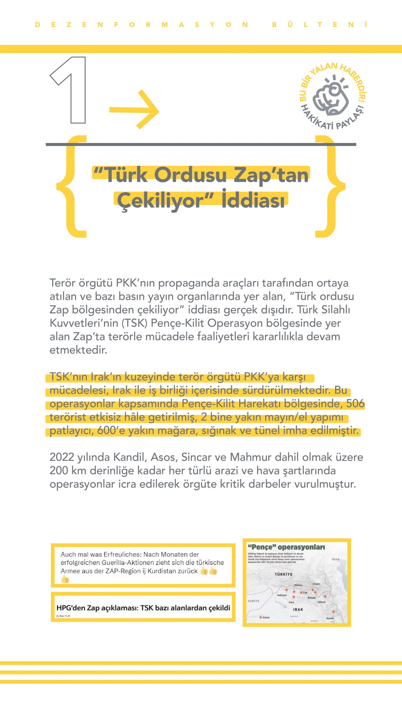 İletişim Başkanlığı dezenformasyon içeren haberleri yayımladı 3