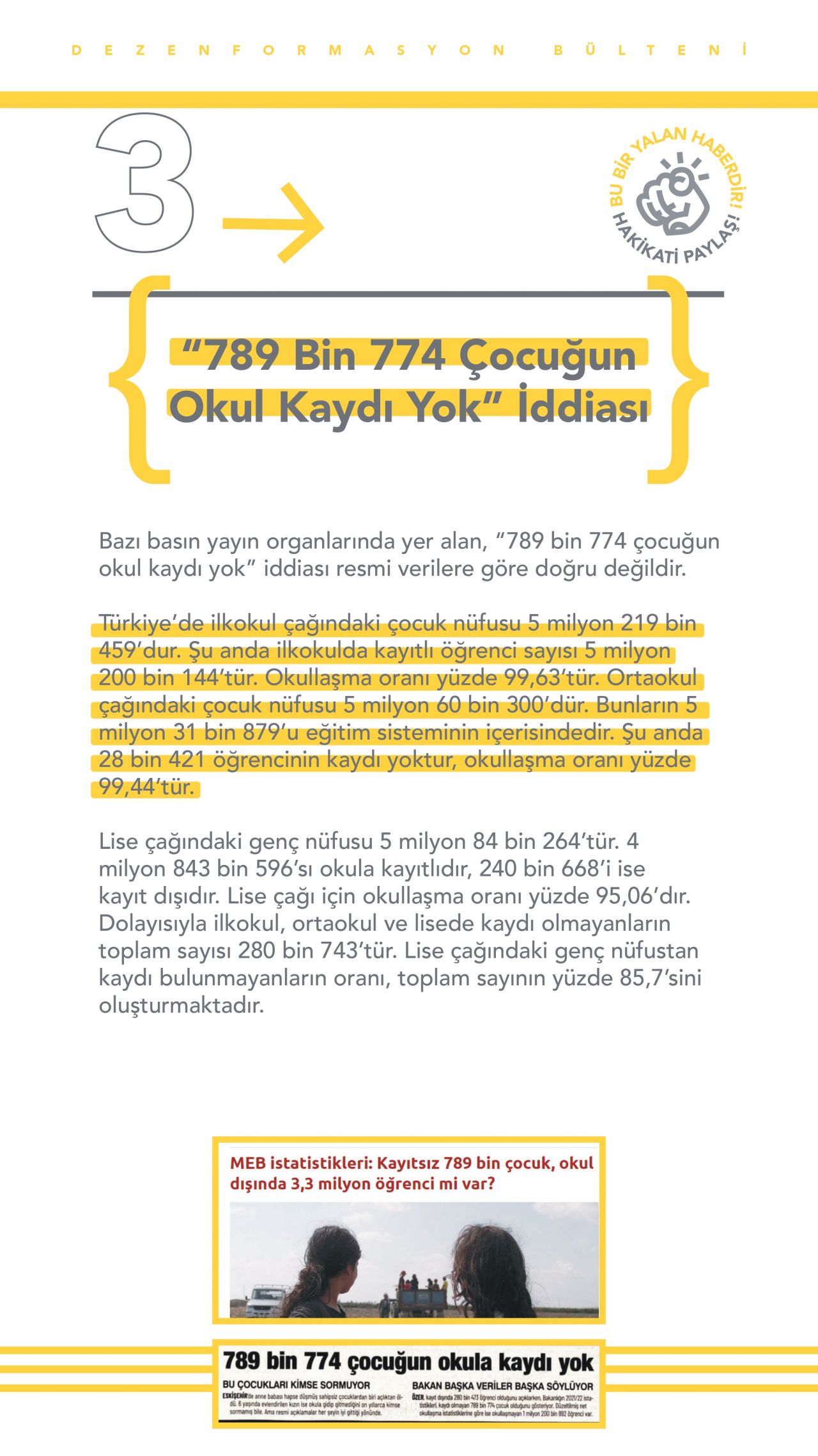 İletişim Başkanlığı dezenformasyon içeren haberleri yayımladı 5