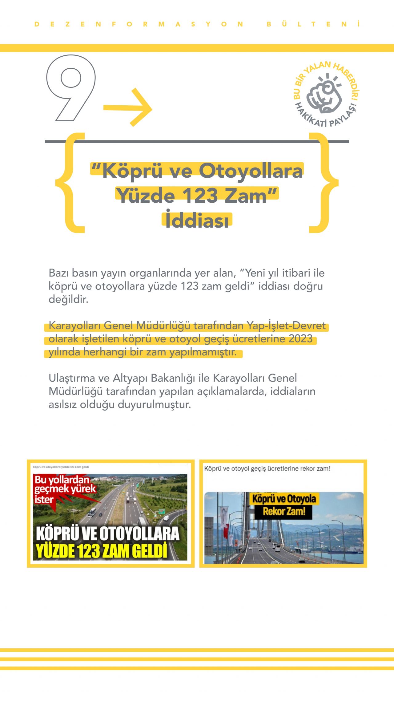İletişim Başkanlığı dezenformasyon içeren haberleri yayımladı 11