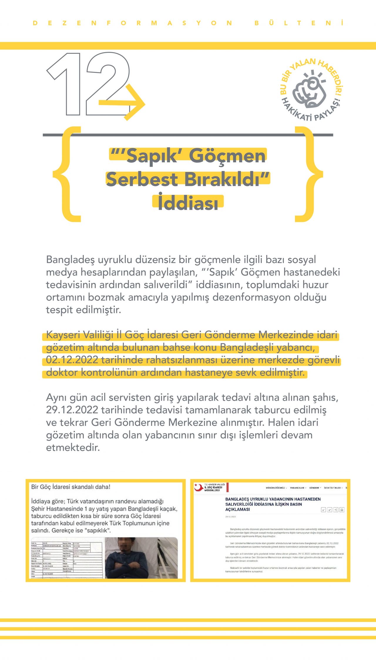 İletişim Başkanlığı dezenformasyon içeren haberleri yayımladı 14