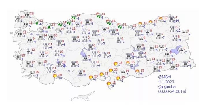 4 Ocak hava durumu: O illerde yağış bekleniyor 2