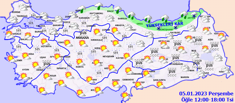 İç kesimlere karla karışık yağmur ve kar yağışı uyarısı! 6