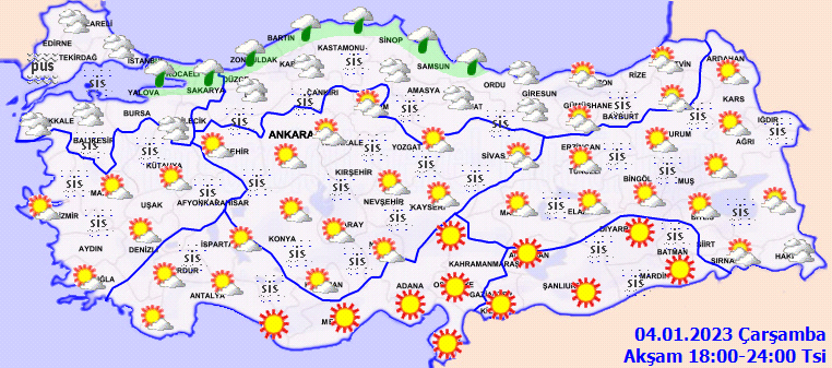 İç kesimlere karla karışık yağmur ve kar yağışı uyarısı! 7
