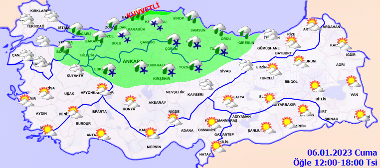 Sağanak, kar, sis, fırtına...Meteoroloji vatandaşları uyardı 3